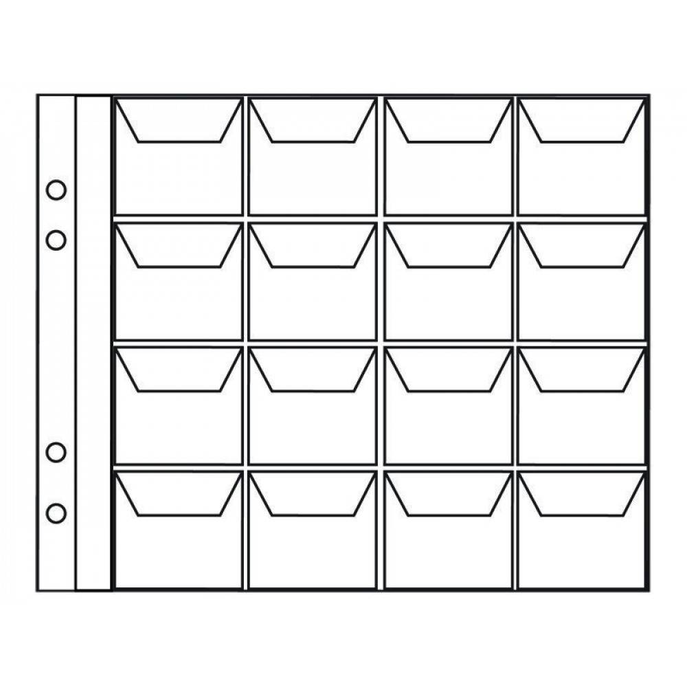 Рисунки ячеек. Лист для монет с клапанами. Лист с ячейками. Горизонтальные листы для монет. Лист для монет 42 ячейки.
