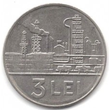 3 лея 1966 Румыния - 3 lei 1966 Romania