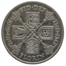 2 шиллинга 1929 Великобритания - 2 FLORIN1929 Great Britain, Серебро