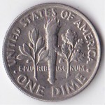 1 дайм (10 центов) 1989 США - 1 dime (10 cents) 1989 USA, P