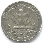 25 центов (квотер) 1992 США - 25 cents (quarter) 1992 USA, Р