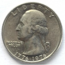 25 центов (квотер) 1976 США - 25 cents (quarter) 1976 USA, Без МД