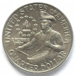 25 центов (квотер) 1976 США - 25 cents (quarter) 1976 USA, Без МД