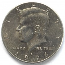 1/2 доллара 1996 США - half dollar 1996 USA, D