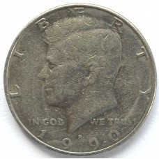 1/2 доллара 1990 США - half dollar 1990 USA, Р