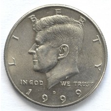 1/2 доллара 1999 США - half dollar 1999 USA, D