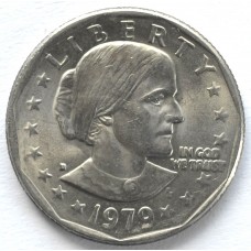 1 доллар 1979 США, D - 1 dollar 1979 USA, D