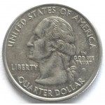 25 центов (квотер) 2015 США Блю Ридж Парквэй, D - 25 cents (quarter) NORTH CAROLINA 2015, D