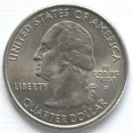 25 центов (квотер) 2001 США Северная Каролина, P - 25 cents (quarter) 2000 USA North Carolina, P