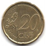 20 евроцентов 2019 Испания - 20 euro cents 2019 Spain, из оборота