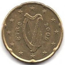 20 евроцентов 2006 года Ирландия - 20 euro cent 2006 Ireland