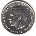 1 драхма 1966 Греция - 1 drachma 1966 Greece, из оборота