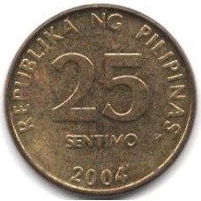 Монета 25 сентимо 2004 Филиппины - 25 sentimos 2004 Pilipinas