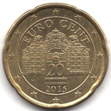 20 евроцентов 2015 года Австрия - 20 euro cent 2015 Austria