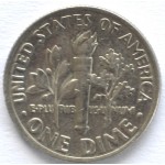 1 дайм 1997 США - 1 dime1997 USA, P