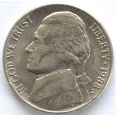 5 центов 1988 США - 5 cents 1988 USA, D