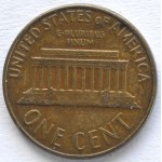 1 цент 1963 США - 1 cent 1963 USA, D