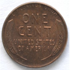 1 цент 1944 США - 1 cent 1944 USA, Без МД