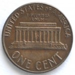 1 цент 1973 США - 1 cent 1973 USA, D