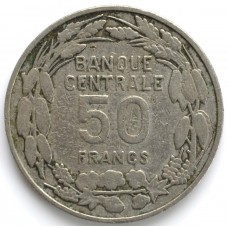 50 франков 1960 года Камерун - 50 FRANCS 1960 года Камерун, из оборота