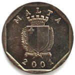 5 центов 2002 Мальта - 5 cents 2002 Malta