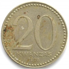 20 кванза 1978 Ангола - 20 KWANZAS 1979 Angola, из оборота