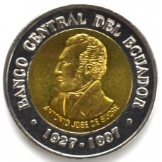 100 сукре 1997 Эквадор - 100 sucre 1997 Ecuador