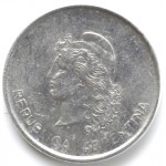 50 сентаво 1983 Аргентина - 50 centavos 1983 Argentina, из оборота