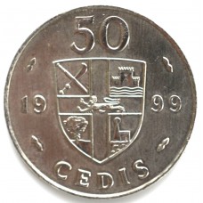 50 седи 1999 Гана - 50 CEDIS 1999 GHANA