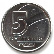 5 сентаво 1989 Бразилия - 5 centavo 1989 Brazil