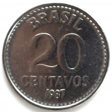 20 сентаво 1987 Бразилия - 20 centavos 1987 Brazil