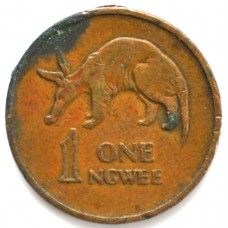 1 нгве 1969 Замбия - 1 ngwee 1969 Zambia, из оборота