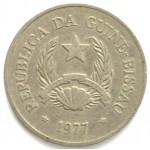 5 песо 1977 Гвинея-Бисау - 5 pesos 1977 Guinea-Bissau