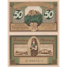 Нотгельд 50 пфенингов 1921 - Германия - Лойтенберг