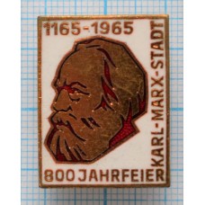 Значок DDR KARL-MARX-STADT, 1165-1965