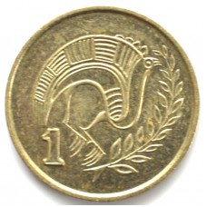 1 цент 1994 Кипр - 1 cent 1994 Cyprus, из оборота