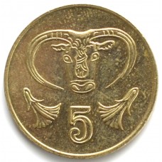 5 центов 1994 Кипр - 5 cents 1994 Cyprus