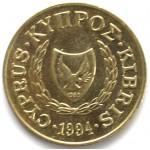 5 центов 1994 Кипр - 5 cents 1994 Cyprus