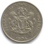 5 кобо 1974 Нигерия - 5 kobo 1974 NIGERIA