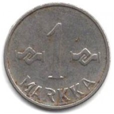 1 марка 1955 Финляндия - 1 markka 1955 Finland