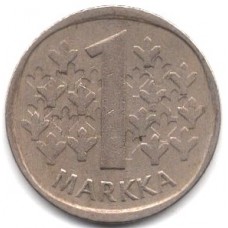 1 марка 1982 Финляндия - 1 markka 1982 Finland