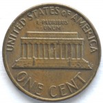 1 цент 1980 США - 1 cent 1980 USA, Без МД