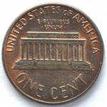 1 цент 1988 США - 1 cent 1988 USA, Без МД