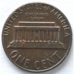 1 цент 1984 США - 1 cent 1984 USA, D