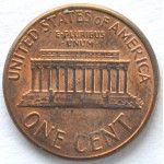 1 цент 1989 США - 1 cent 1989 USA, D