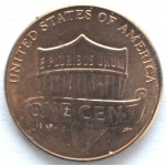 1 цент 2013 США - 1 cent 2013 USA, D