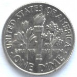 1 дайм (10 центов) 2013 США - 1 dime (10 cents) 2013 USA, P