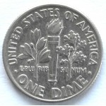 1 дайм (10 центов) 1995 США - 1 dime (10 cents) 1995 USA, D