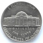 5 центов 1975 США - 5 cents 1975 USA, Без МД