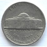 5 центов 1977 США - 5 cents 1977 USA, Без МД